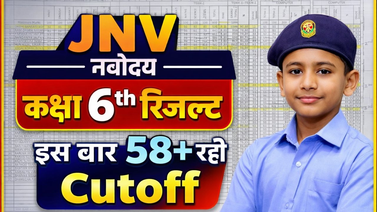 Navodaya JNVST Class 6th Result Cutoff 2026